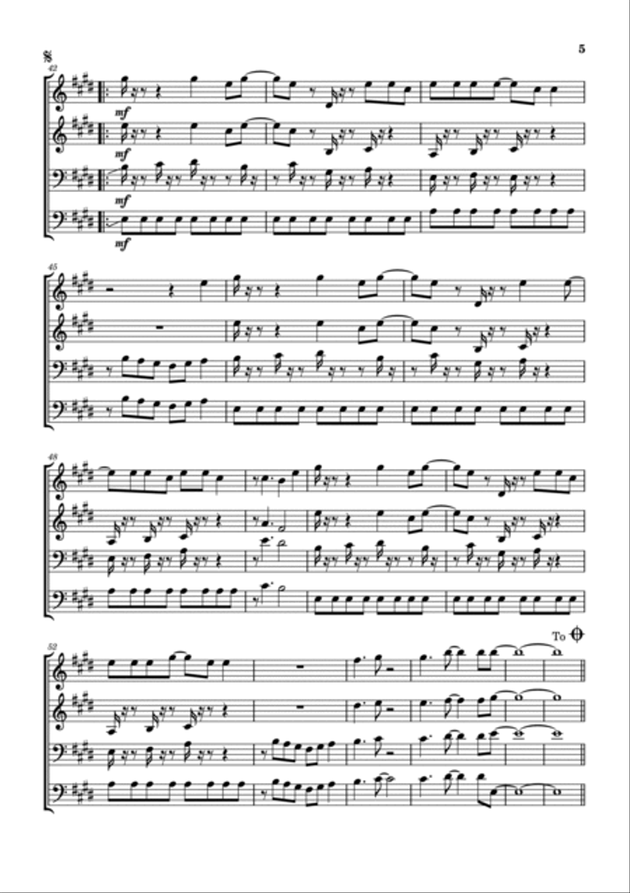 Talk To Ya Later Talk To Ya Later Brass Ensemble scores gallery preview page 6