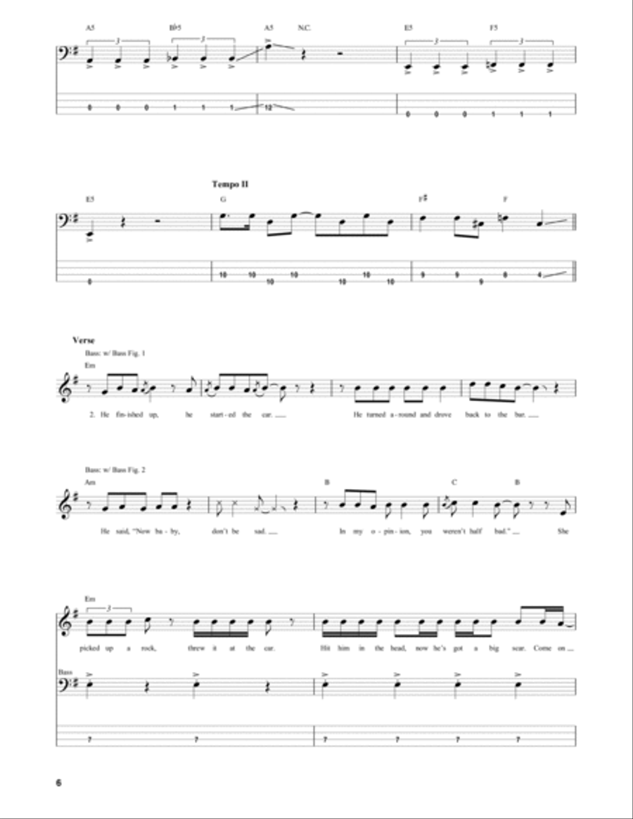 Date Rape Date Rape Guitar Tablature scores gallery preview page 6