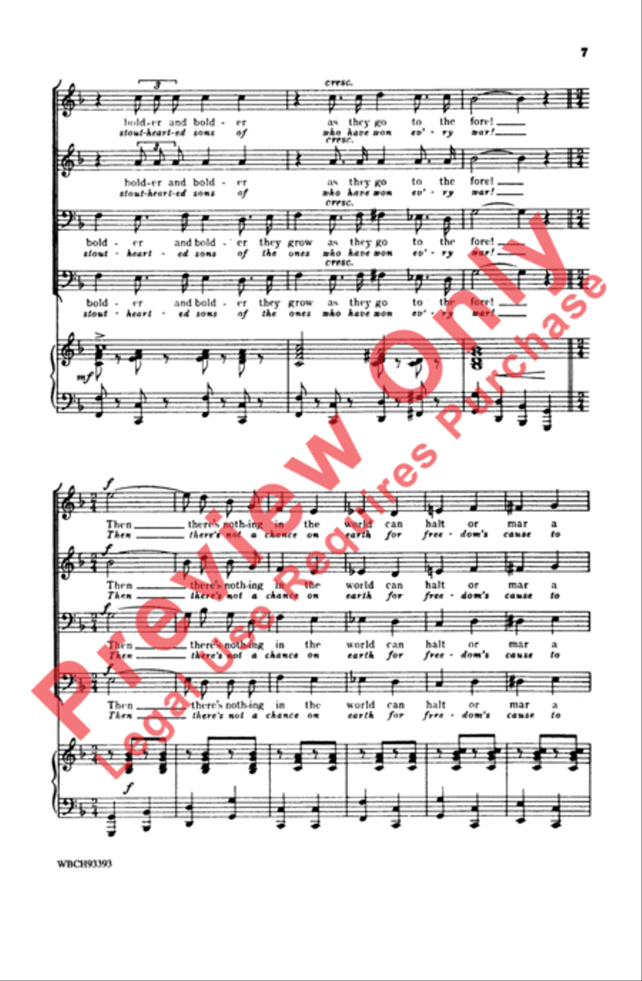 Stouthearted Men Men's Choir scores gallery preview page 7