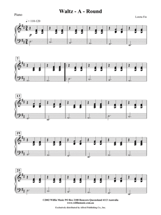 Waltz-A-Round: Piano Accompaniment