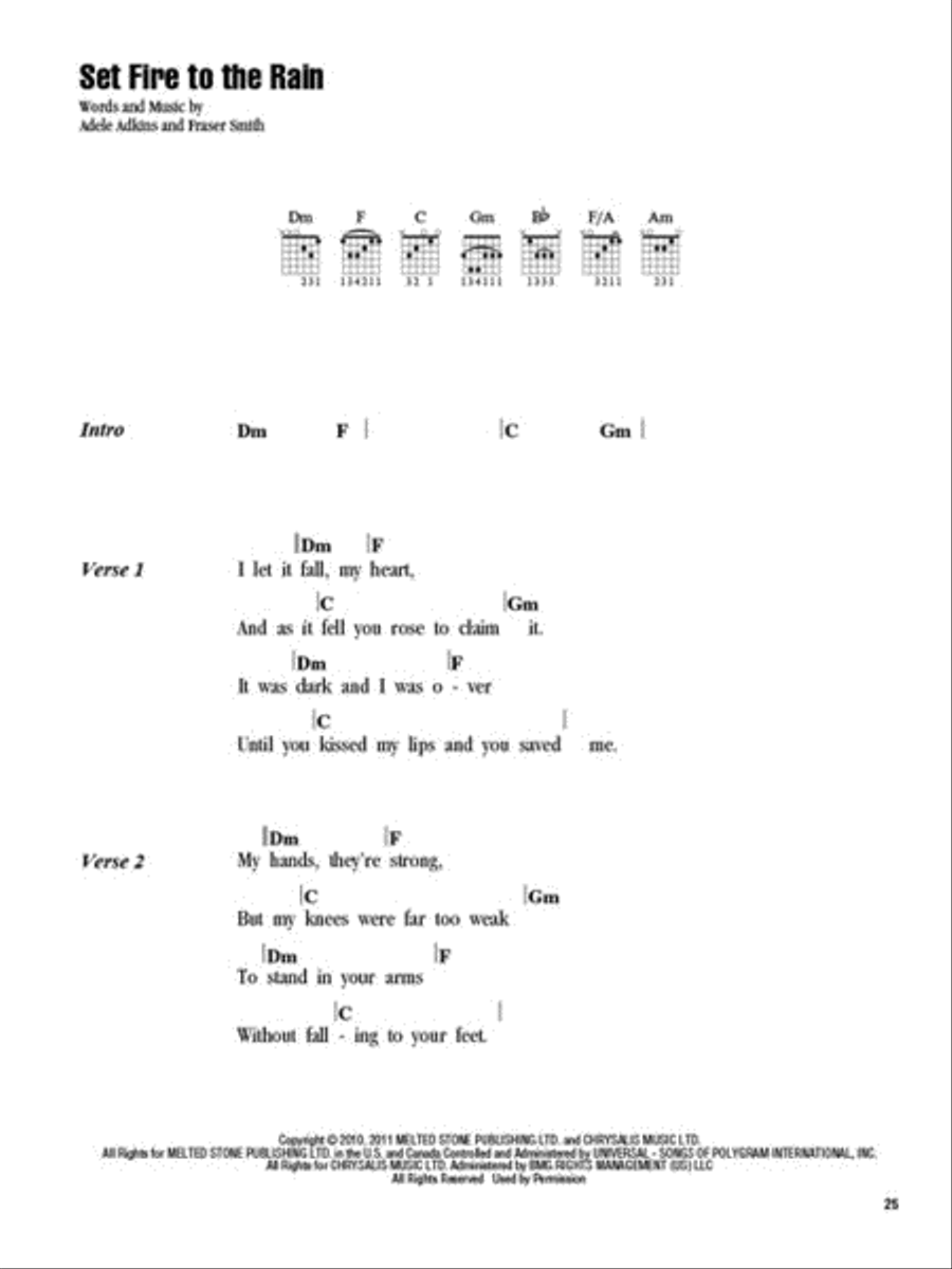 Adele - Strum & Sing Guitar