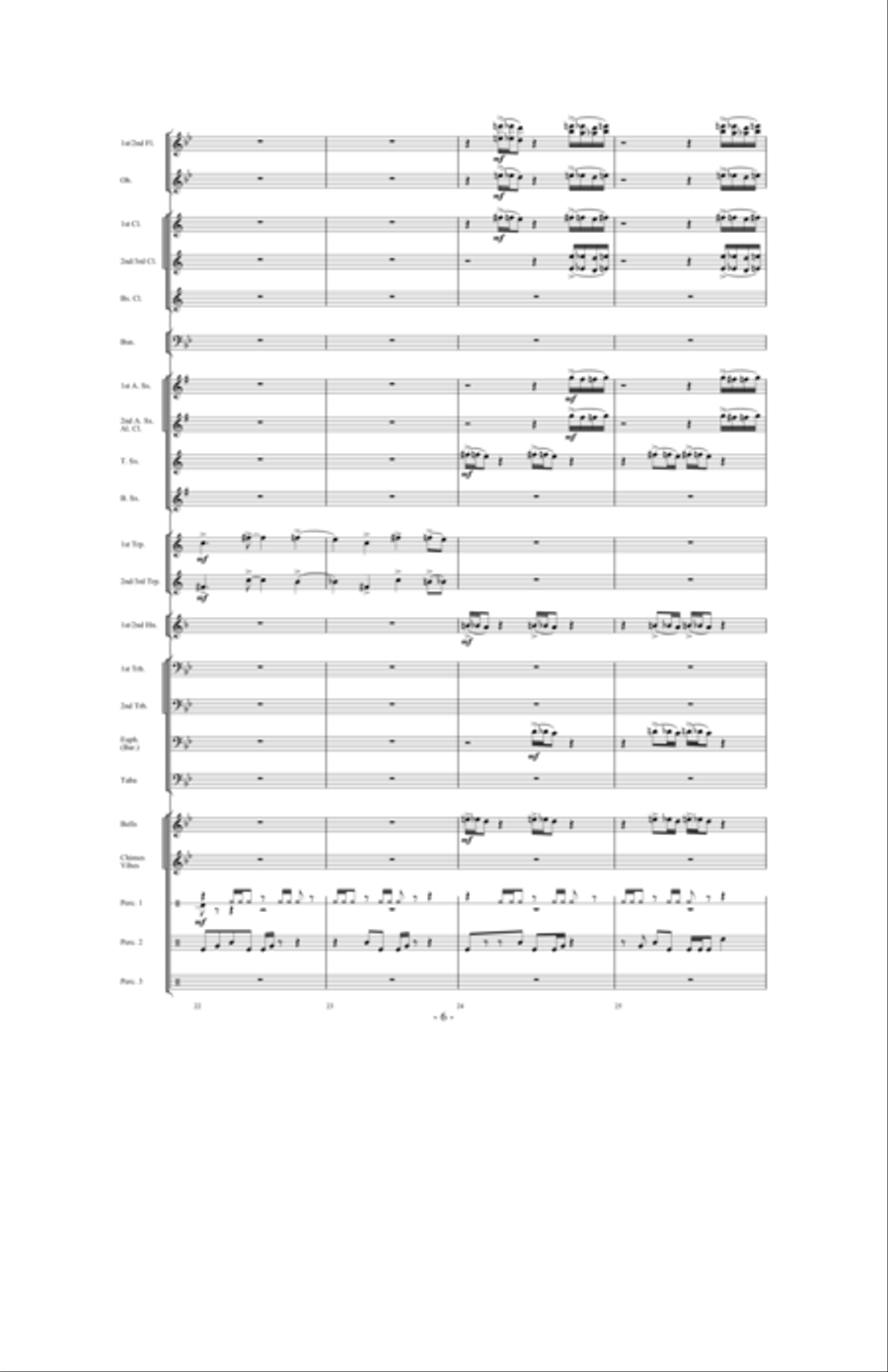 Force Majeure Concert Band scores gallery preview page 5