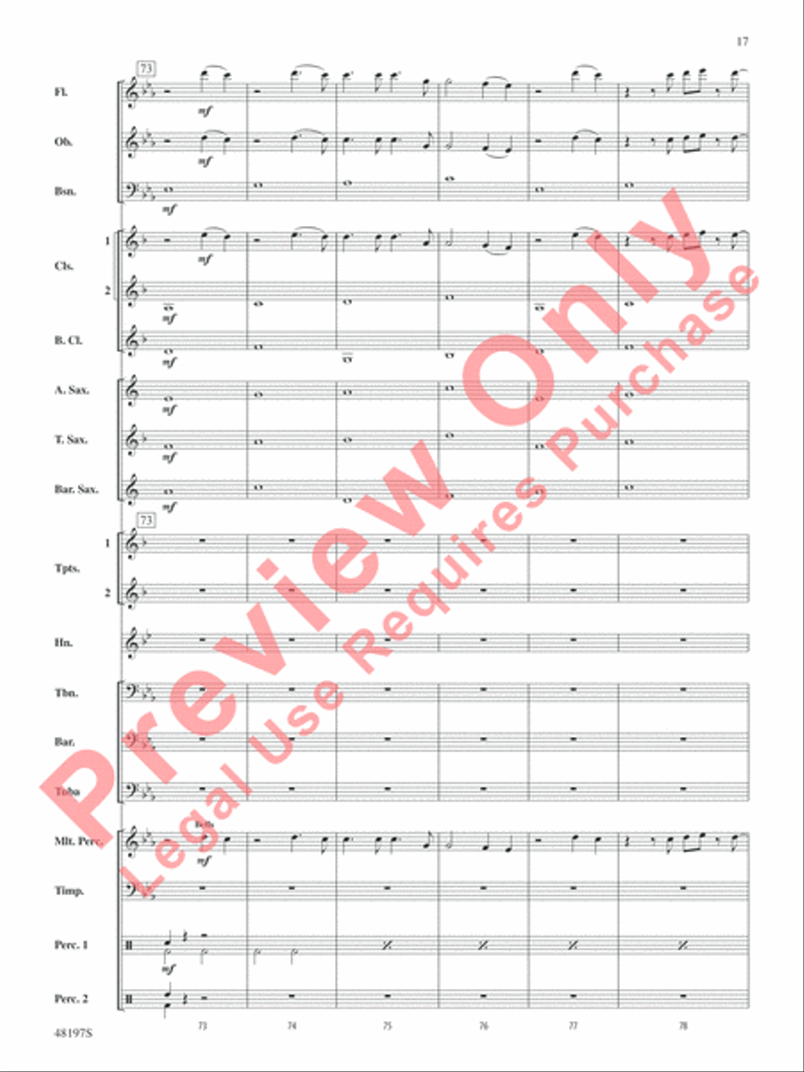 Liar Liar Concert Band scores gallery preview page 18