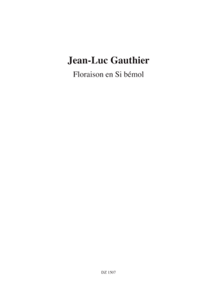 Book cover for Floraison en Si bémol