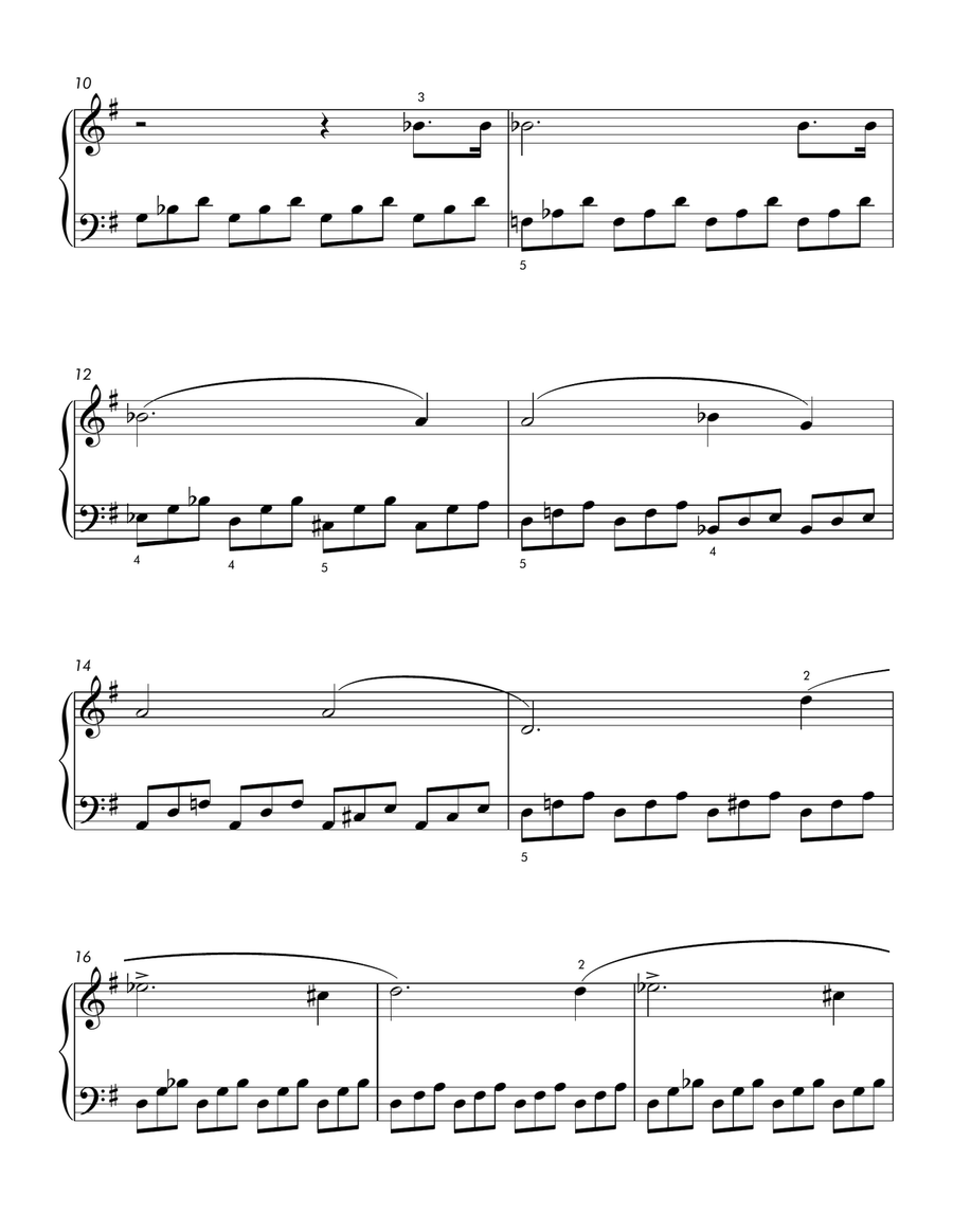 Moonlight Sonata (Intermediate Piano Solo with Music History Lesson) Moonlight Sonata (Intermediate Piano Solo with Music History Lesson) Piano Method scores gallery preview page 3