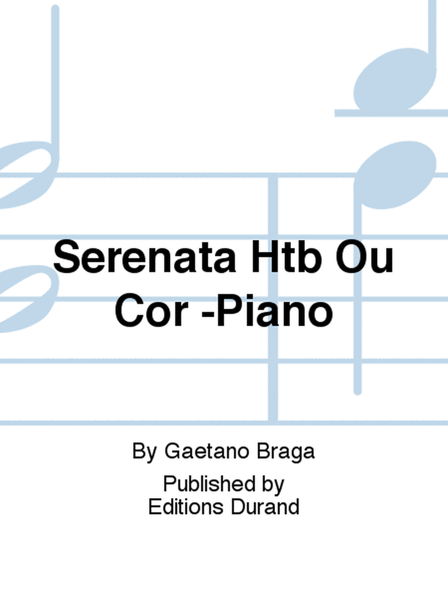 Serenata Htb Ou Cor -Piano
