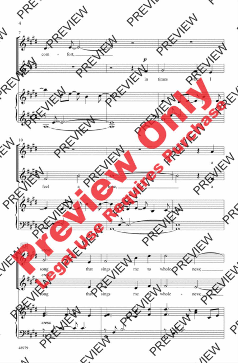 Your Song 2-Part scores gallery preview page 4
