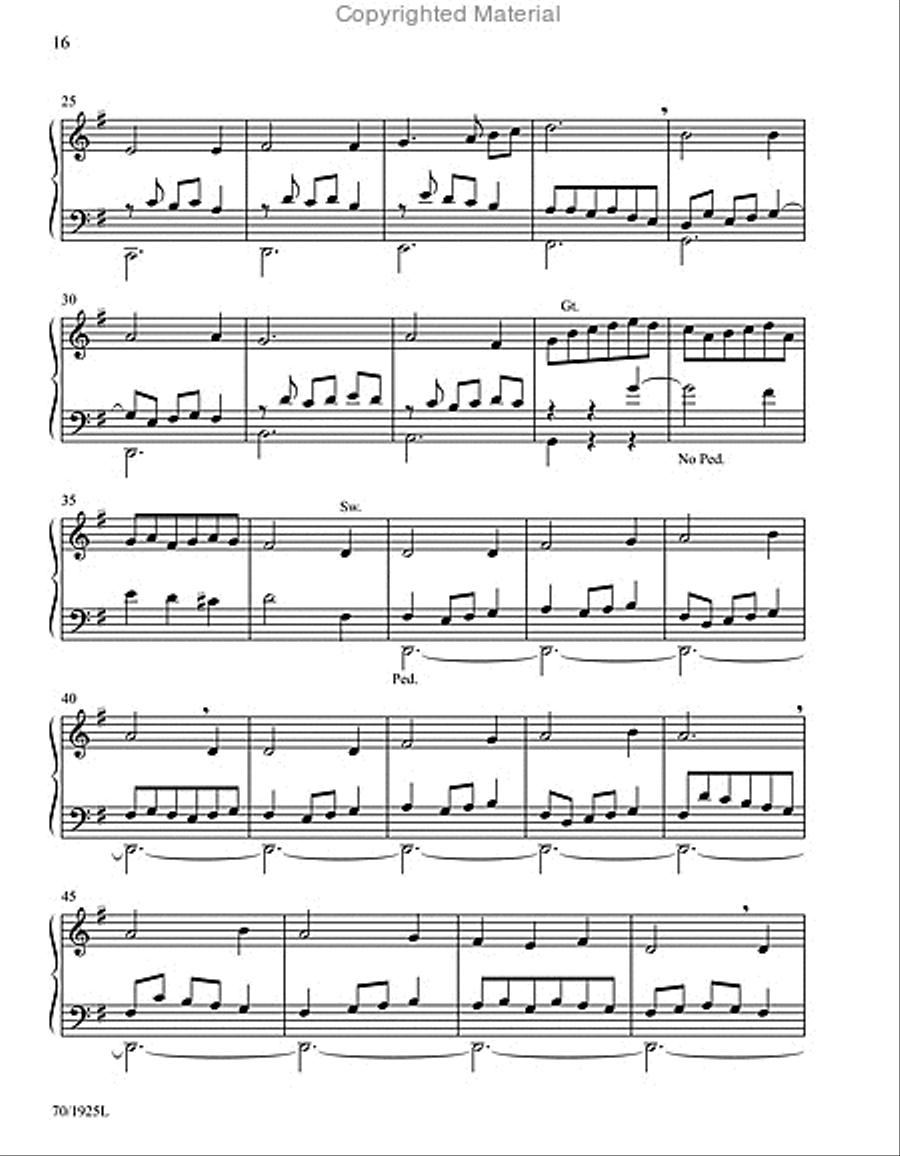 See Amid the Winter's Snow Organ Solo scores gallery preview page 10