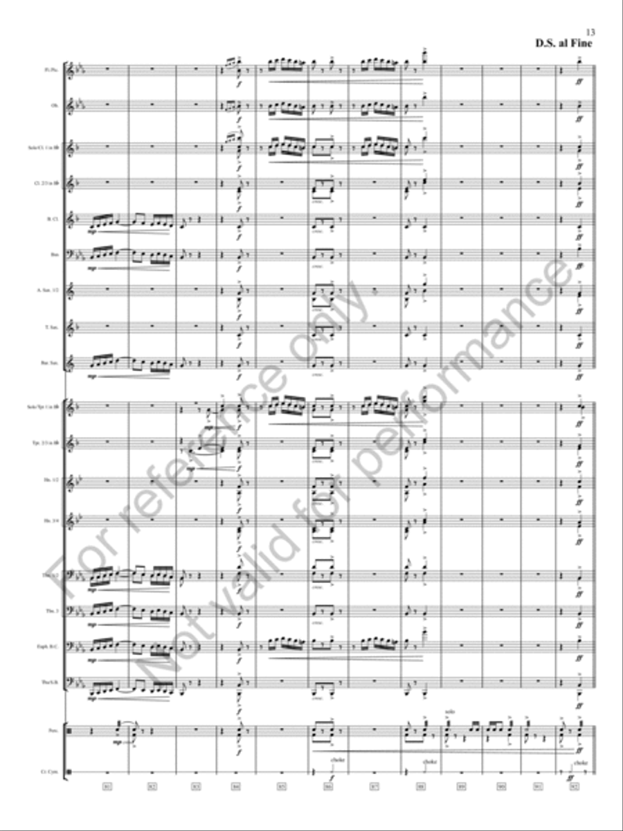Marche Triumphant Marche Triumphant Concert Band scores gallery preview page 14