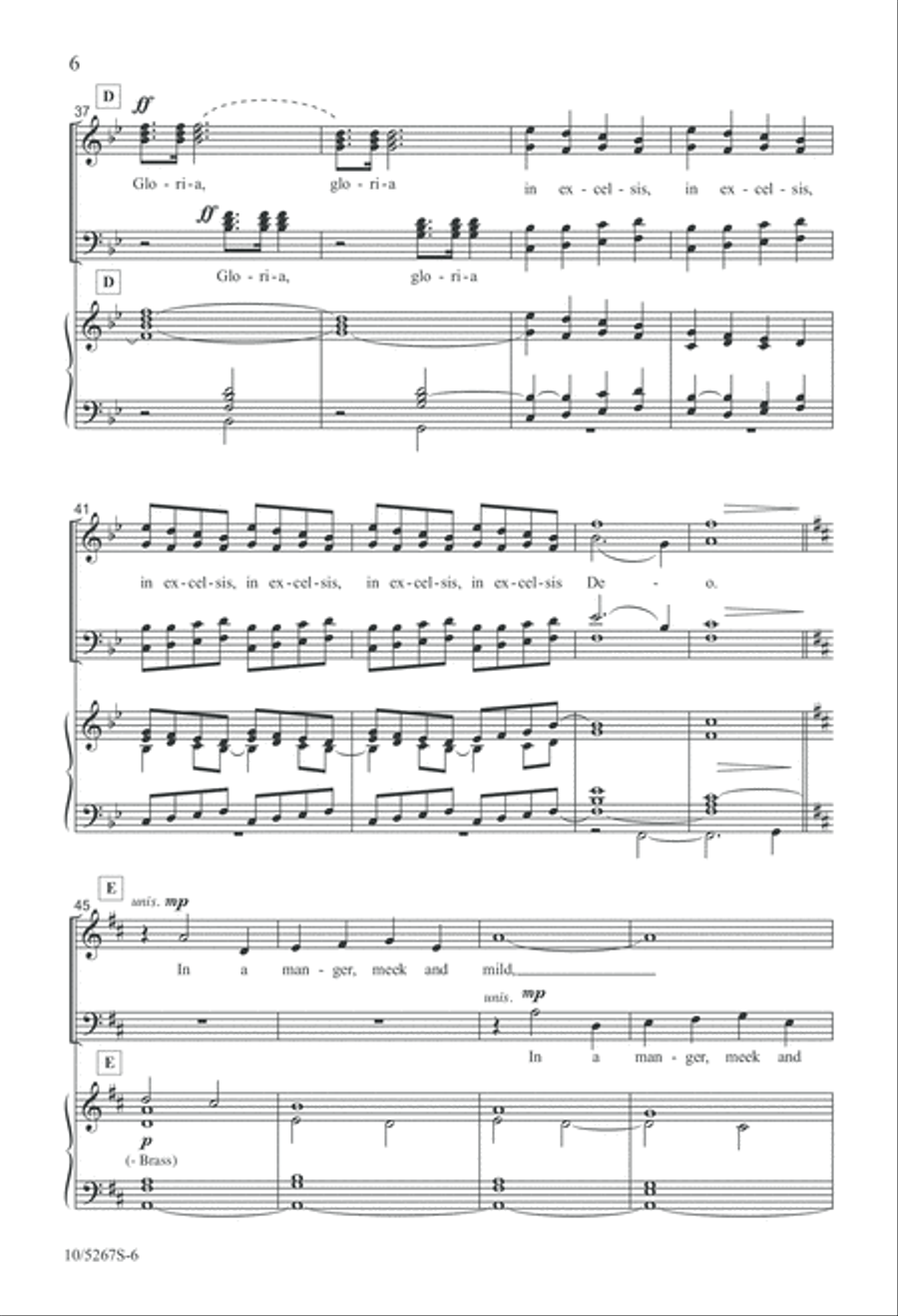 Christmas Gloria Christmas Gloria 4-Part scores gallery preview page 6