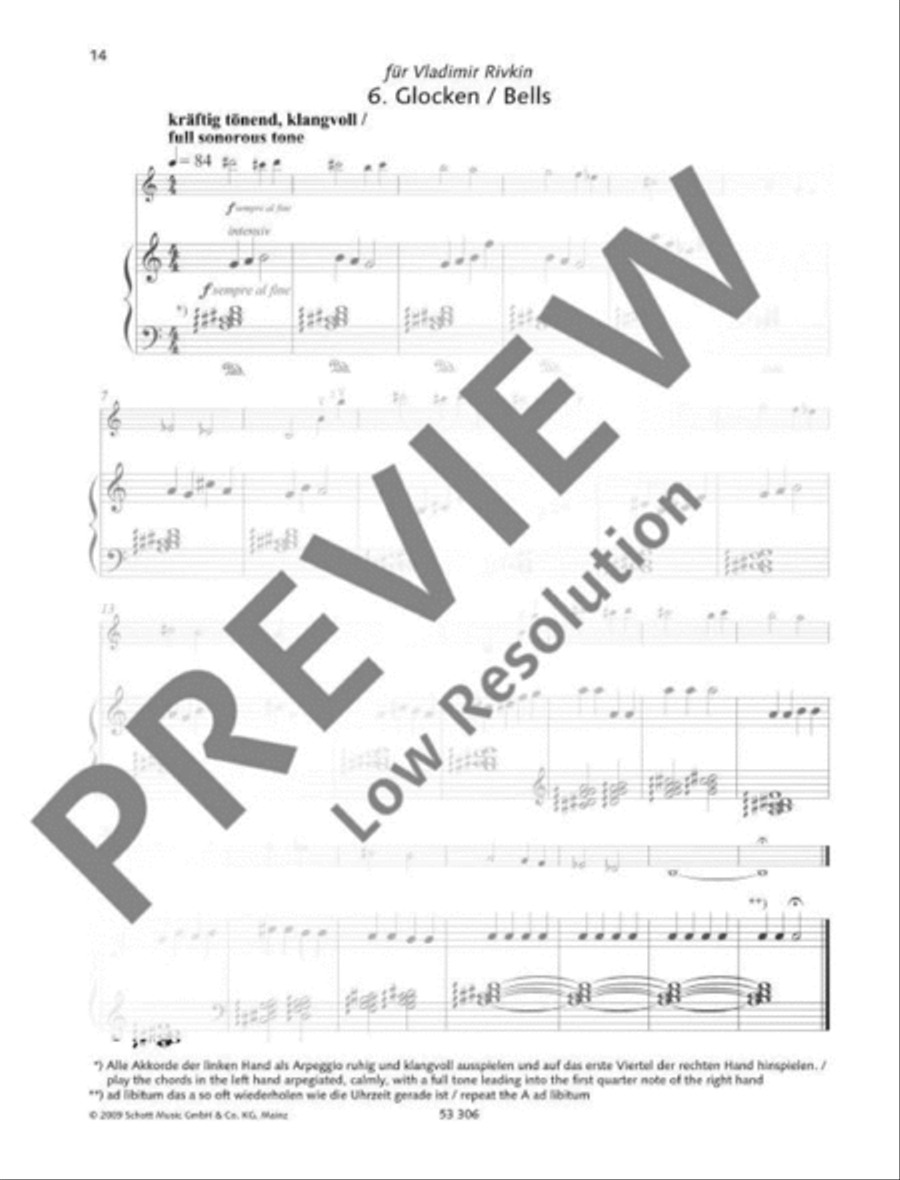 Musical Flowers (Klangblumen) Viola scores gallery preview page 15