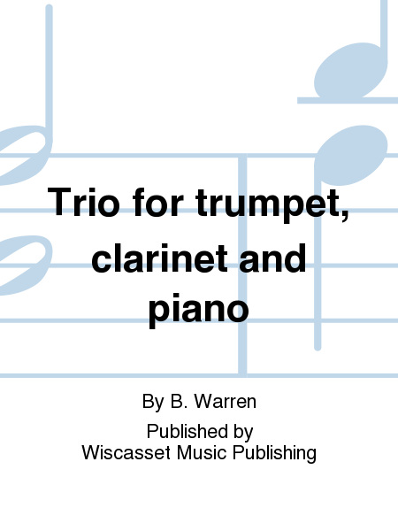 Trio for trumpet, clarinet and piano