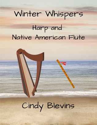 Book cover for Winter Whispers, for Harp and Native American Flute