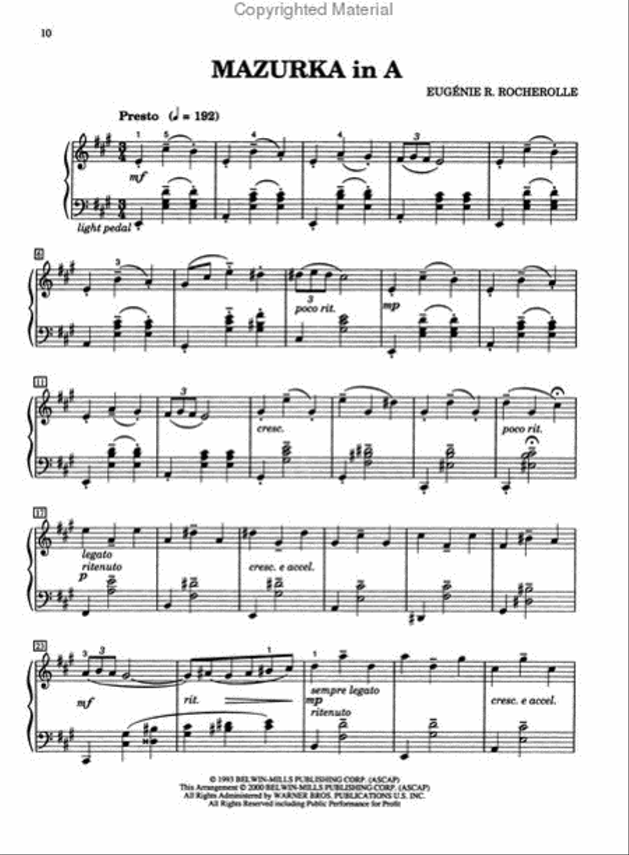A Touch of Romance Piano Solo scores gallery preview page 4