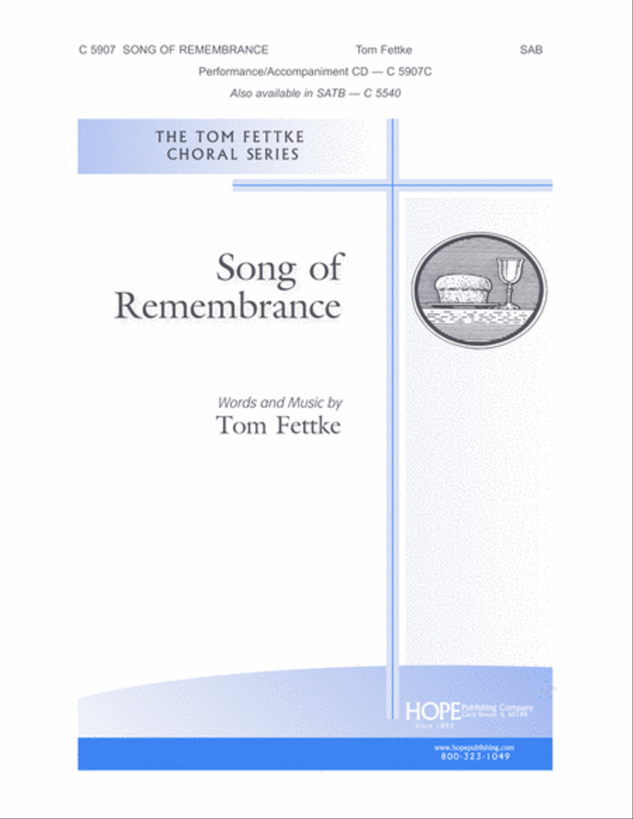 Song of Remembrance 3-Part scores gallery preview page 2