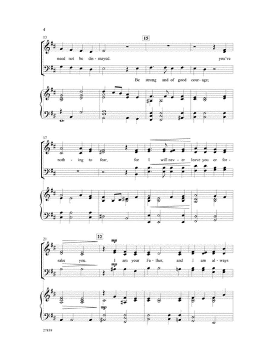 I Will Never Fail You I Will Never Fail You 4-Part scores gallery preview page 3