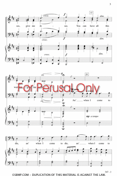 Give Me Jesus - SATB Octavo image number null