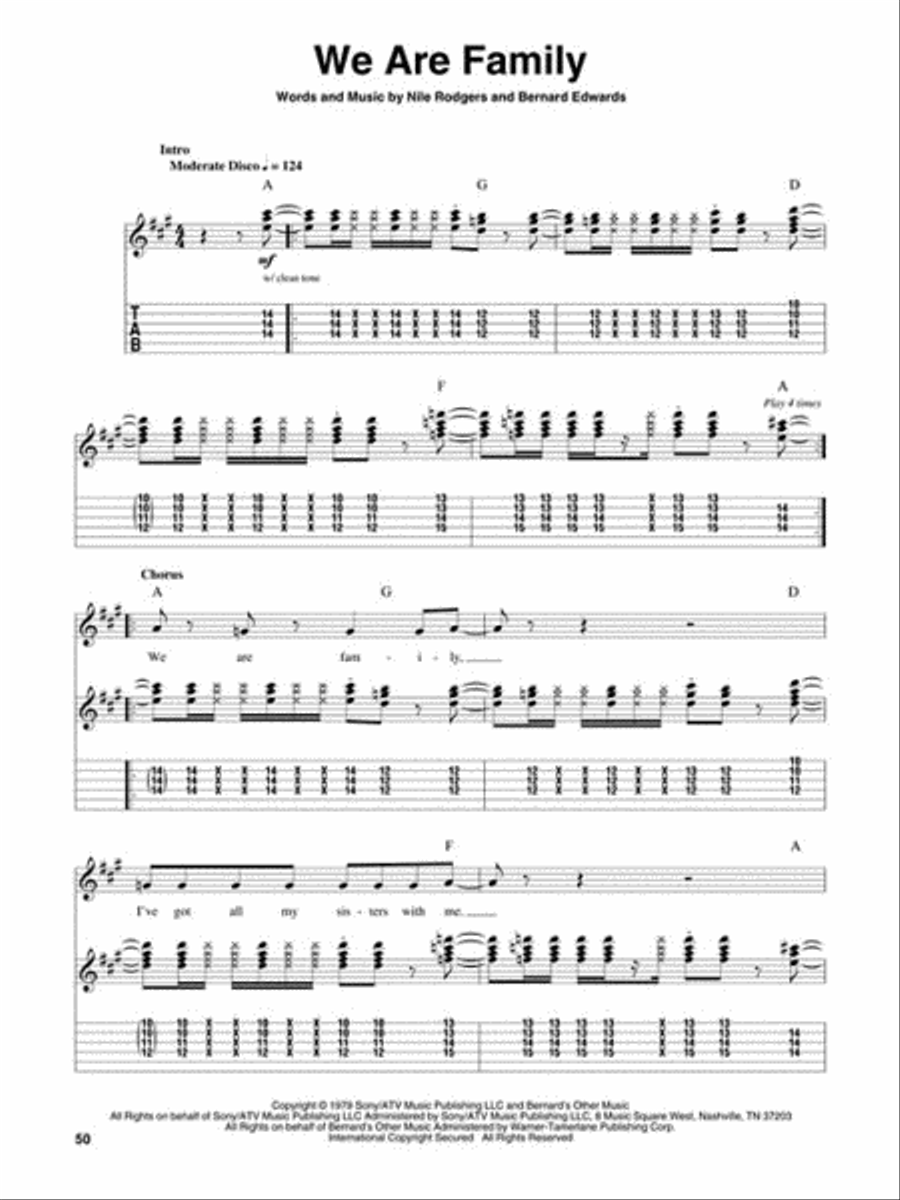 Disco Electric Guitar scores gallery preview page 4