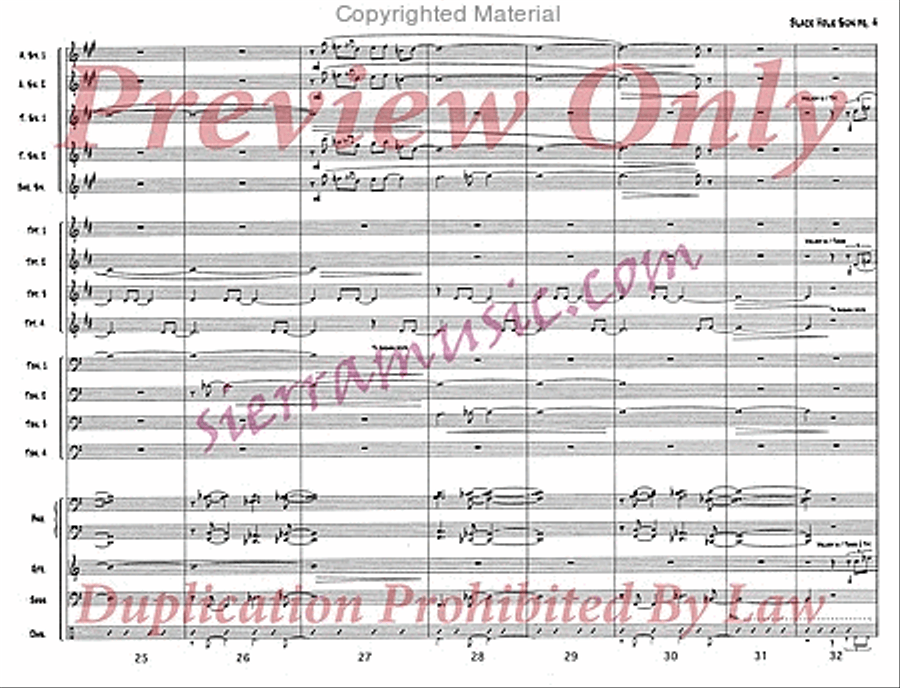 Black Hole Sun Jazz Ensemble scores gallery preview page 5