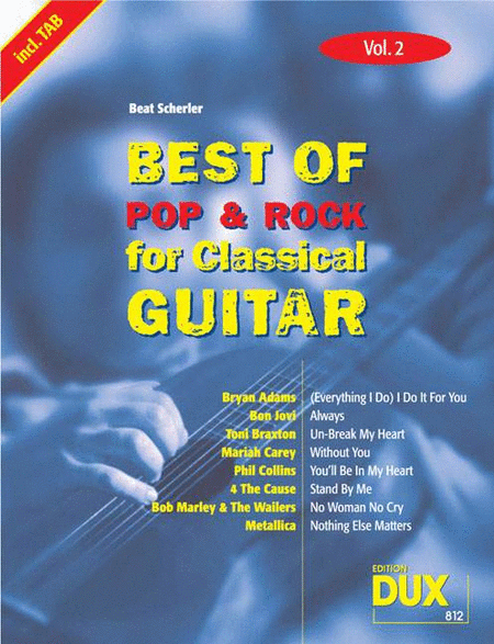 Best of Pop and Rock for Classical Guitar Band 2