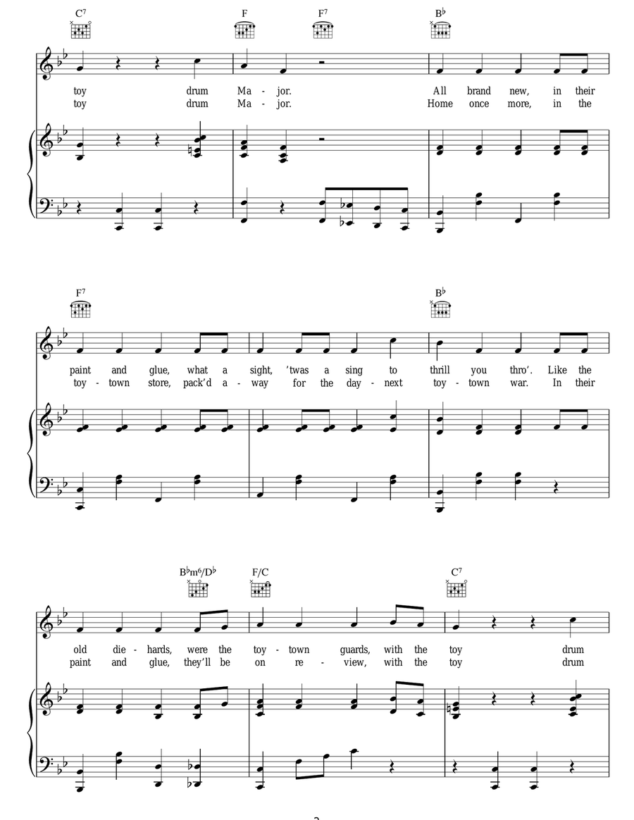 The Toy Drum Major The Toy Drum Major Guitar scores gallery preview page 2