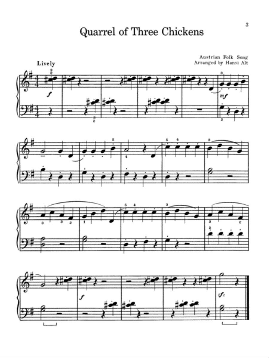Guild Repertoire - Elementary C and D Piano Method scores gallery preview page 4