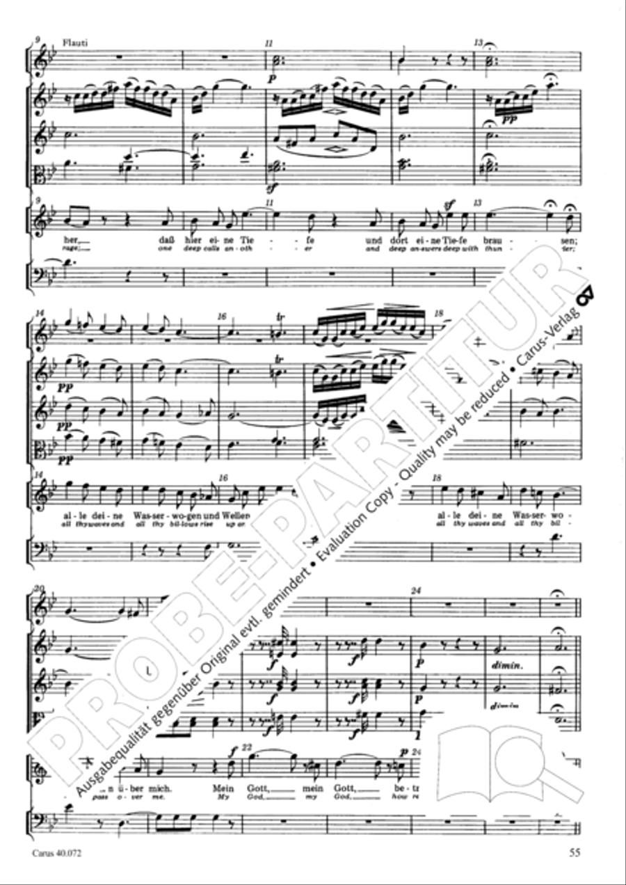 Psalm 42 Psalm 42 4-Part scores gallery preview page 55