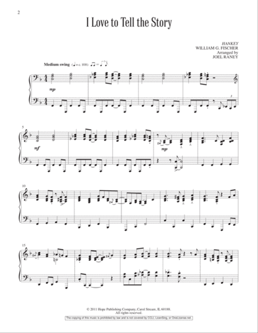 Gospel Greats Piano Solo scores gallery preview page 2