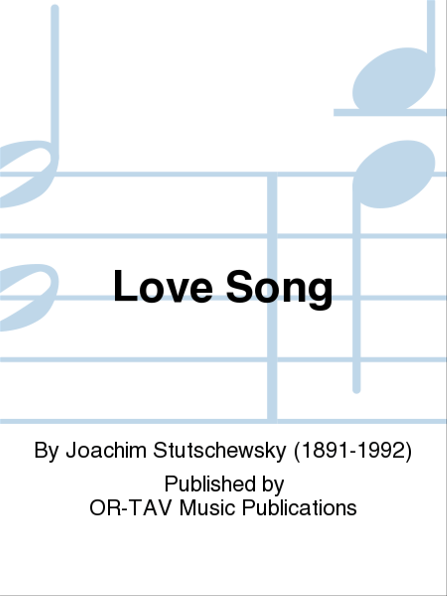 Love Song Love Song Voice scores gallery preview page 1