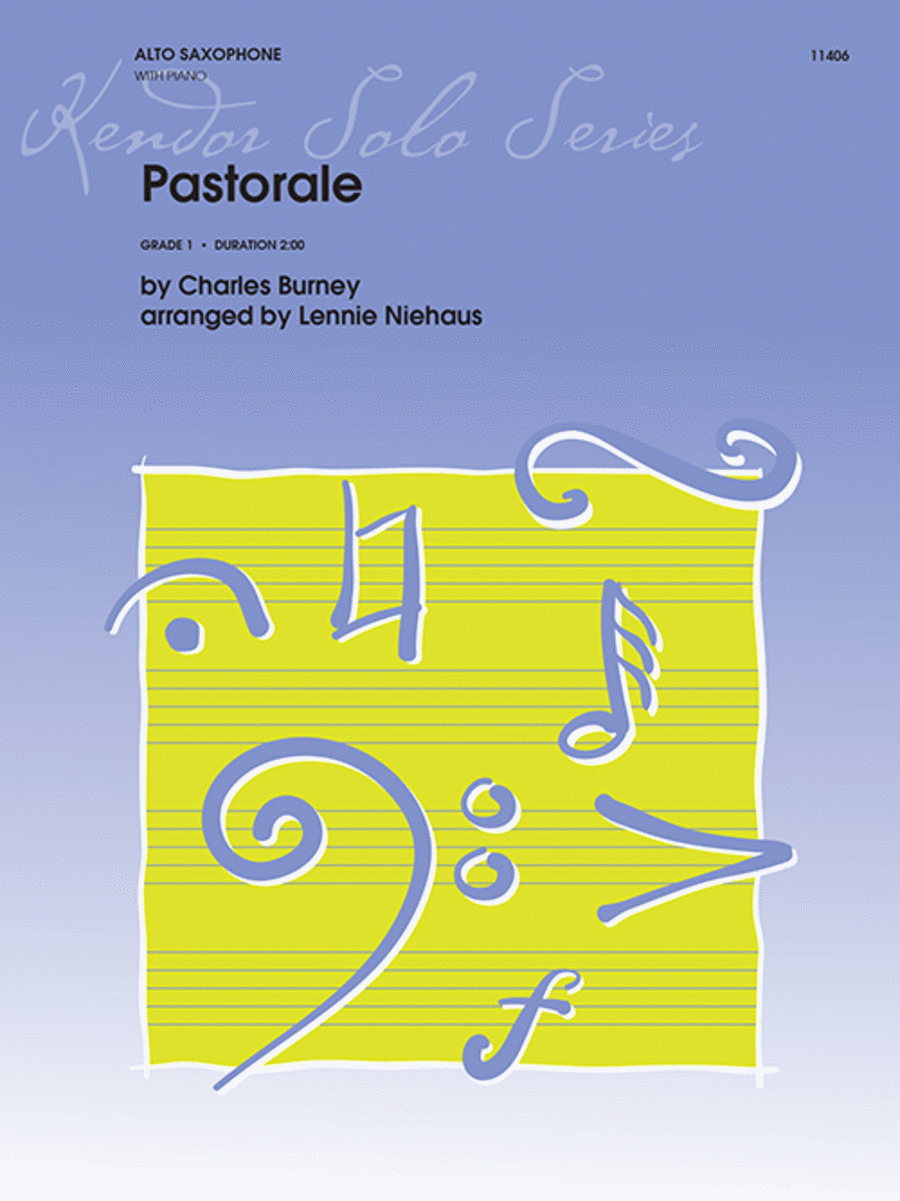 Pastorale Alto Saxophone - Sheet Music