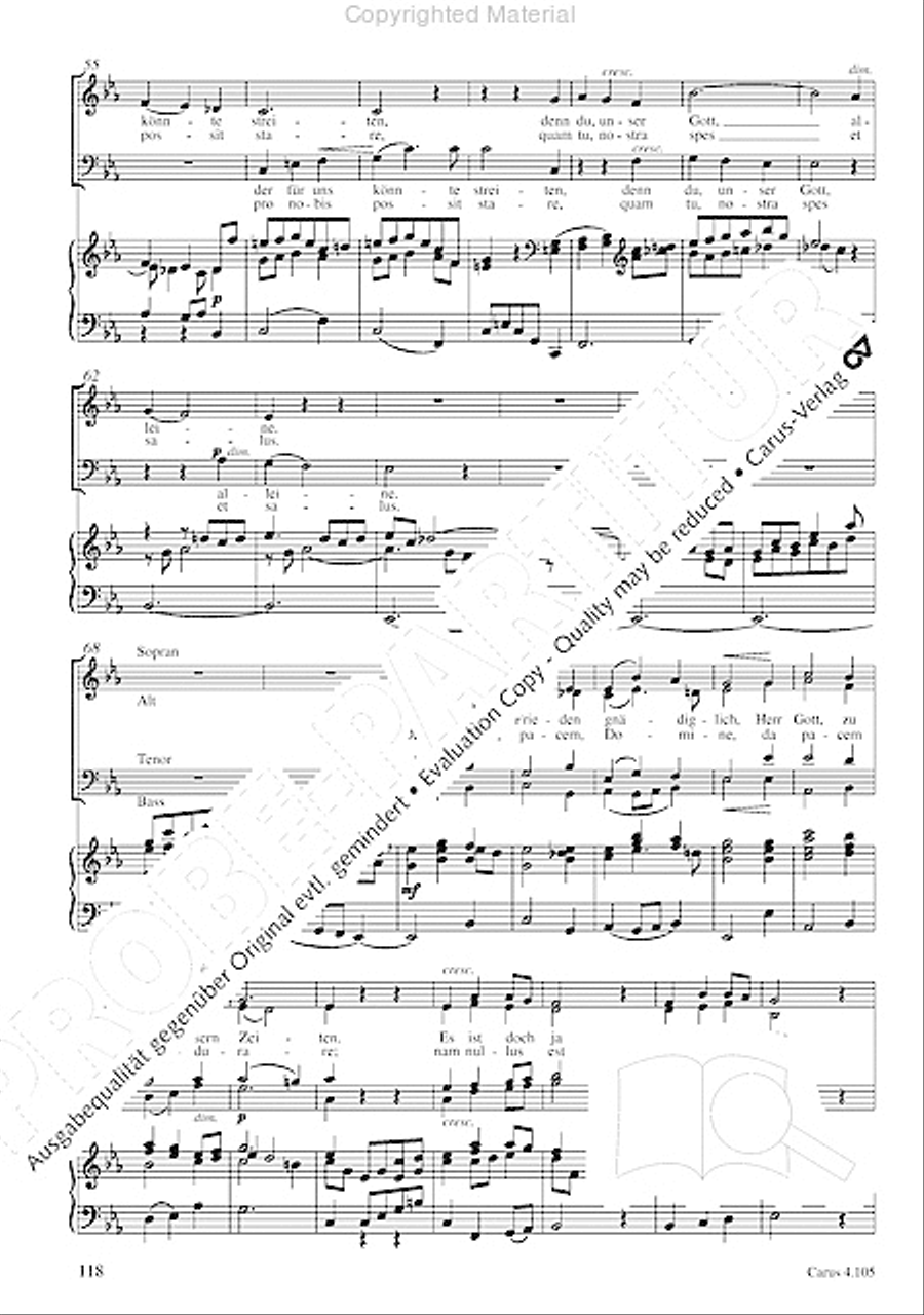 Choral collection Mendelssohn - editionchor Choir scores gallery preview page 119