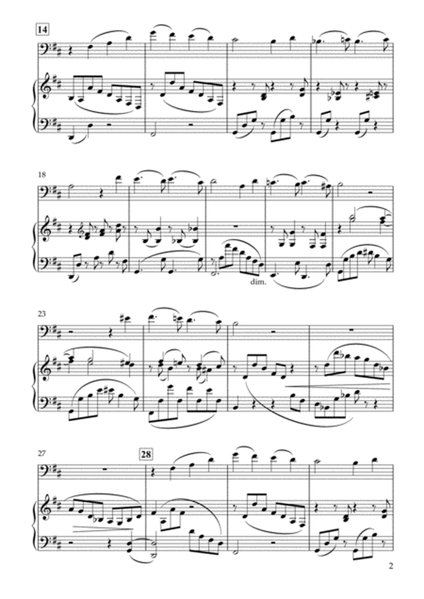 ‘Wie Melodien zieht es mir (It moves like a melody)' Op.105-1 in D Major for Violoncello & Piano image number null