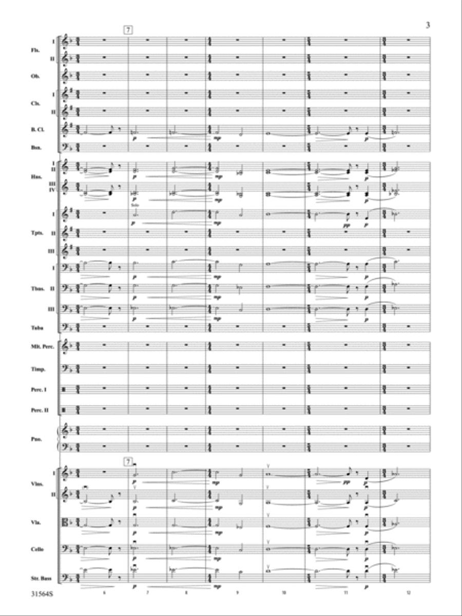Concert Suite from The Dark Knight (Score only) Full Orchestra scores gallery preview page 3