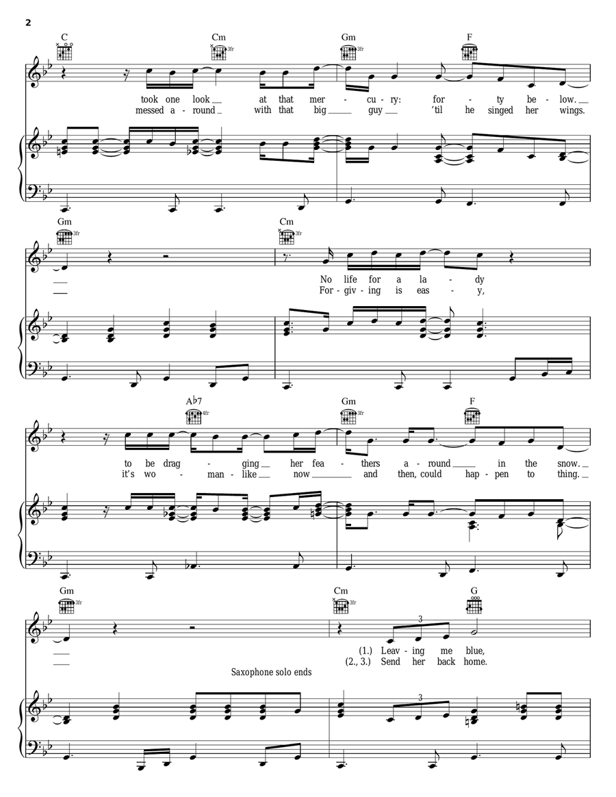 Baltimore Oriole Acoustic Guitar scores gallery preview page 2