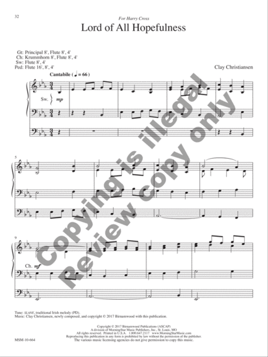 All Things Bright and Beautiful Organ scores gallery preview page 13