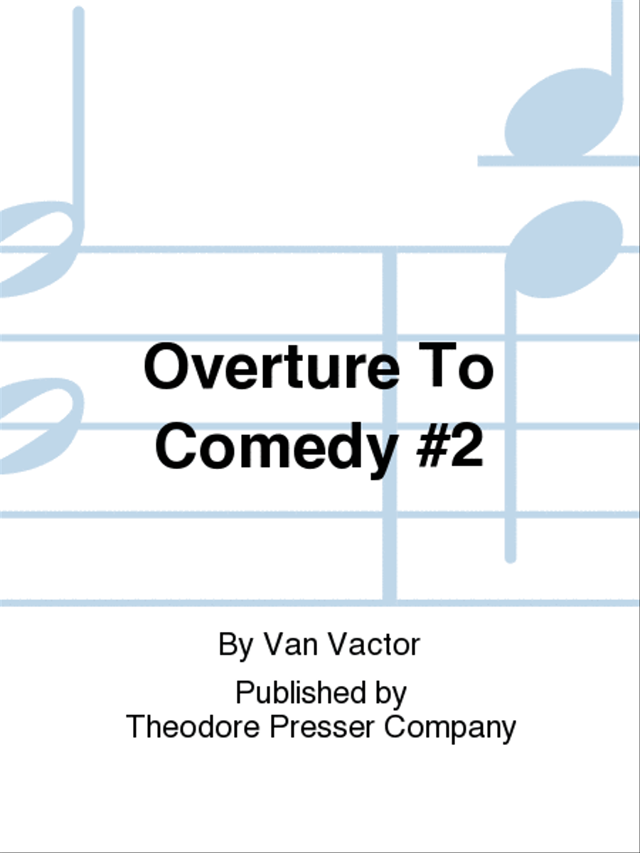Overture To A Comedy No. II Orchestra scores gallery preview page 1