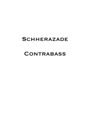 Scheherazade arranged for flute, harp and string quintet - Bass Part