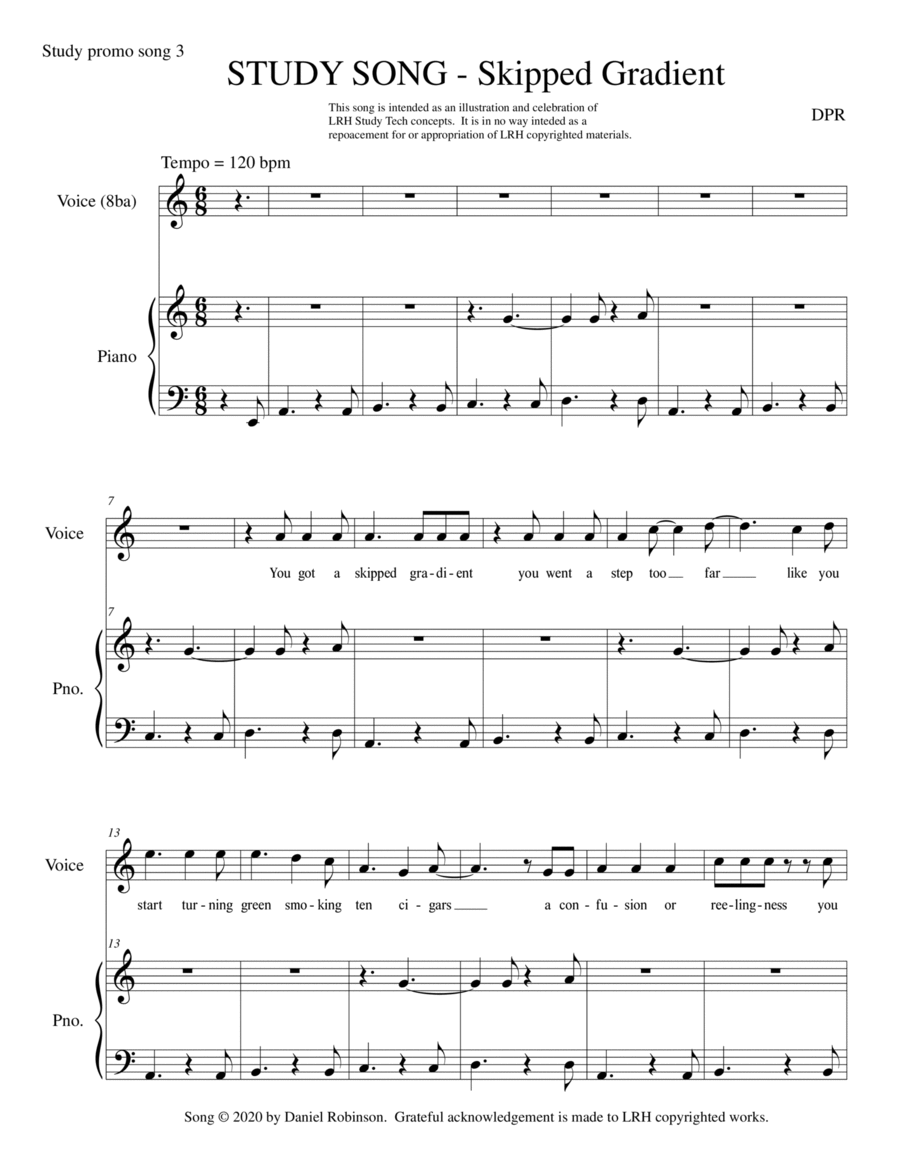 Barriers to Study kids music; Gradient Piano Method scores gallery preview page 1
