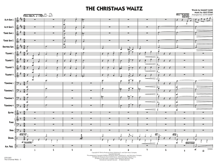 The Christmas Waltz - Full Score Jazz Ensemble scores gallery preview page 2
