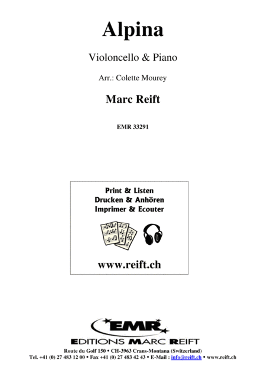Alpina Piano Accompaniment scores gallery preview page 1