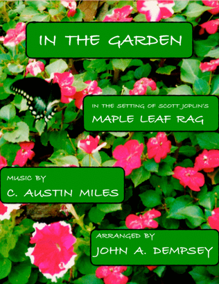 Book cover for In the Garden / Maple Leaf Rag (Trio for Two Alto Saxes and Piano)