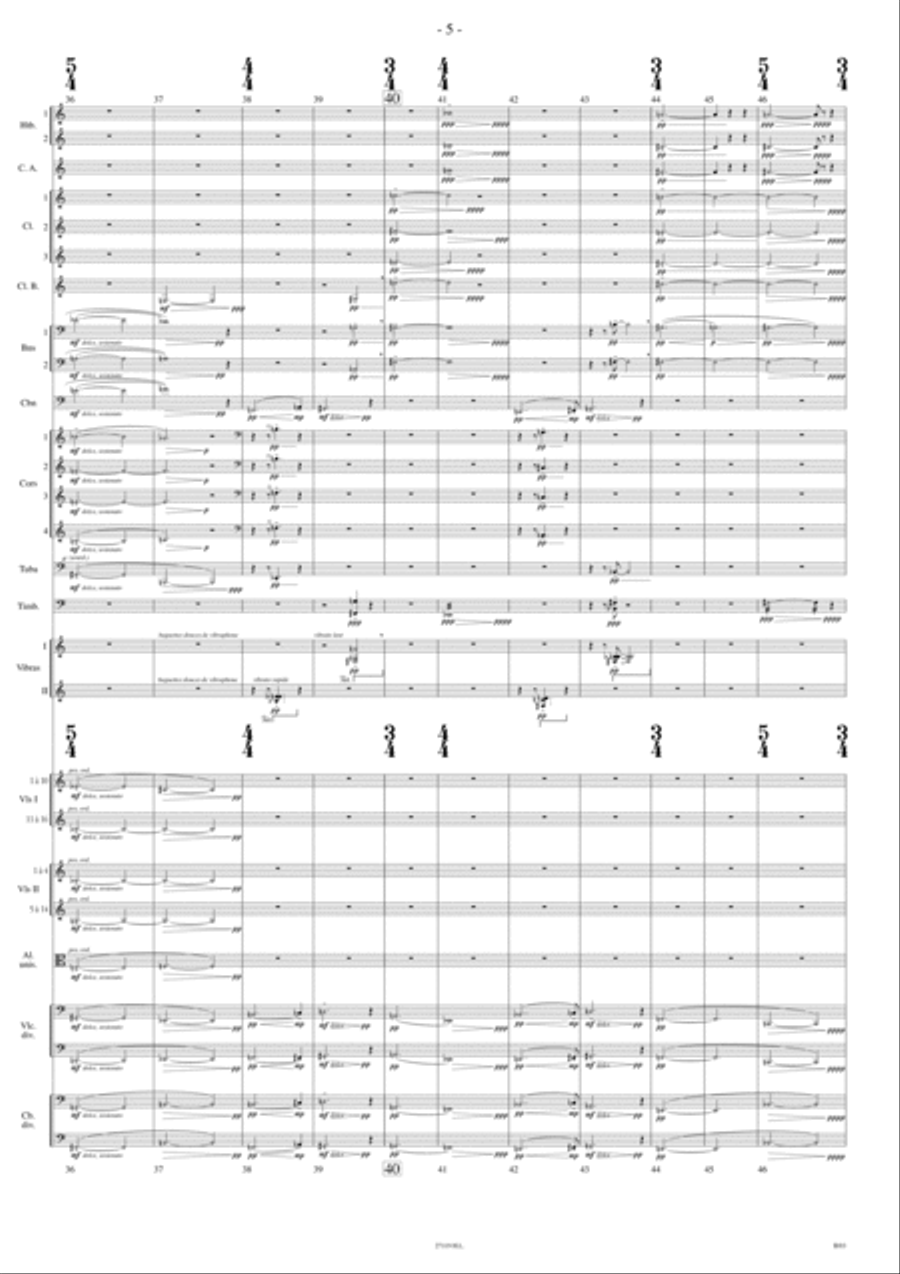 Lucifer D'Apres Pollock Orchestra scores gallery preview page 4