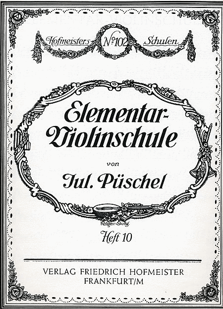 Elementar-Violinschule, Heft 10