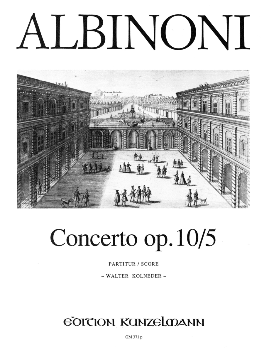 Concerto Op. 10/5 Violin scores gallery preview page 1