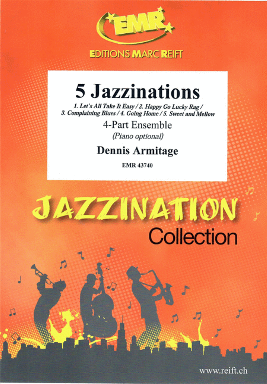 5 Jazzinations Piano Accompaniment scores gallery preview page 1