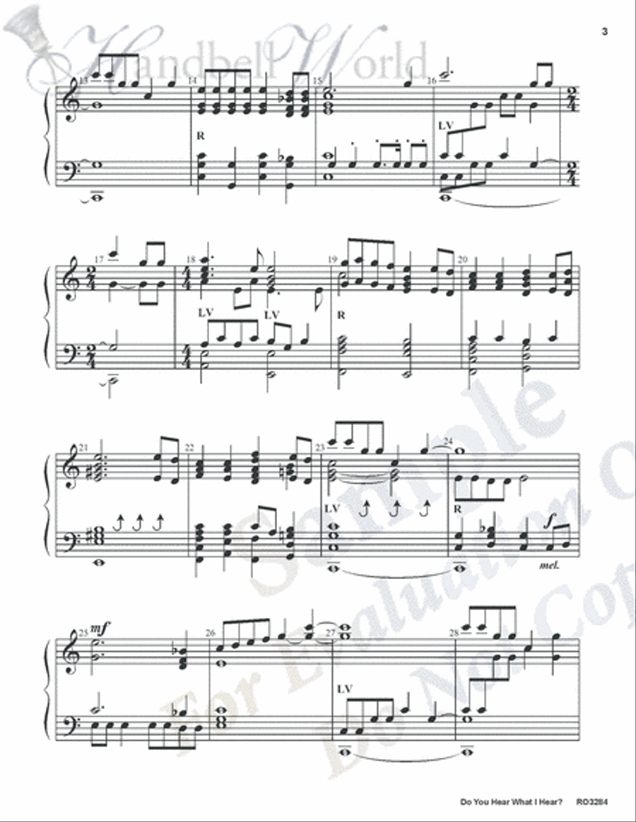 Do You Hear What I Hear 5-Octaves scores gallery preview page 6
