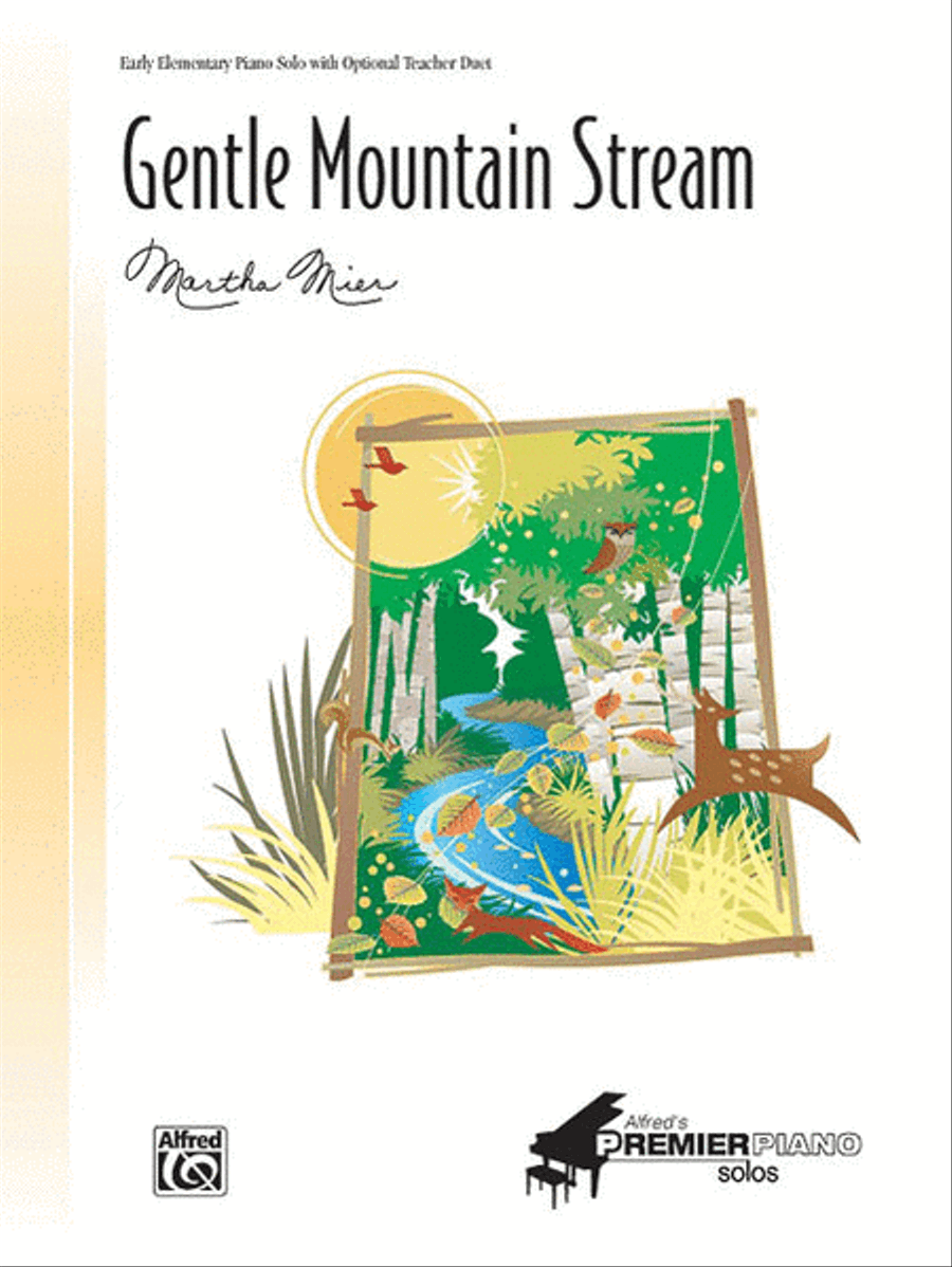 Gentle Mountain Stream Easy Piano scores gallery preview page 1