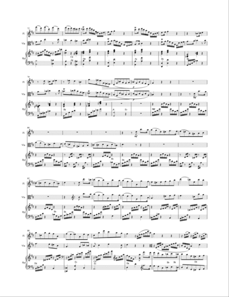 Sonata for Flute, Viola, and Harp