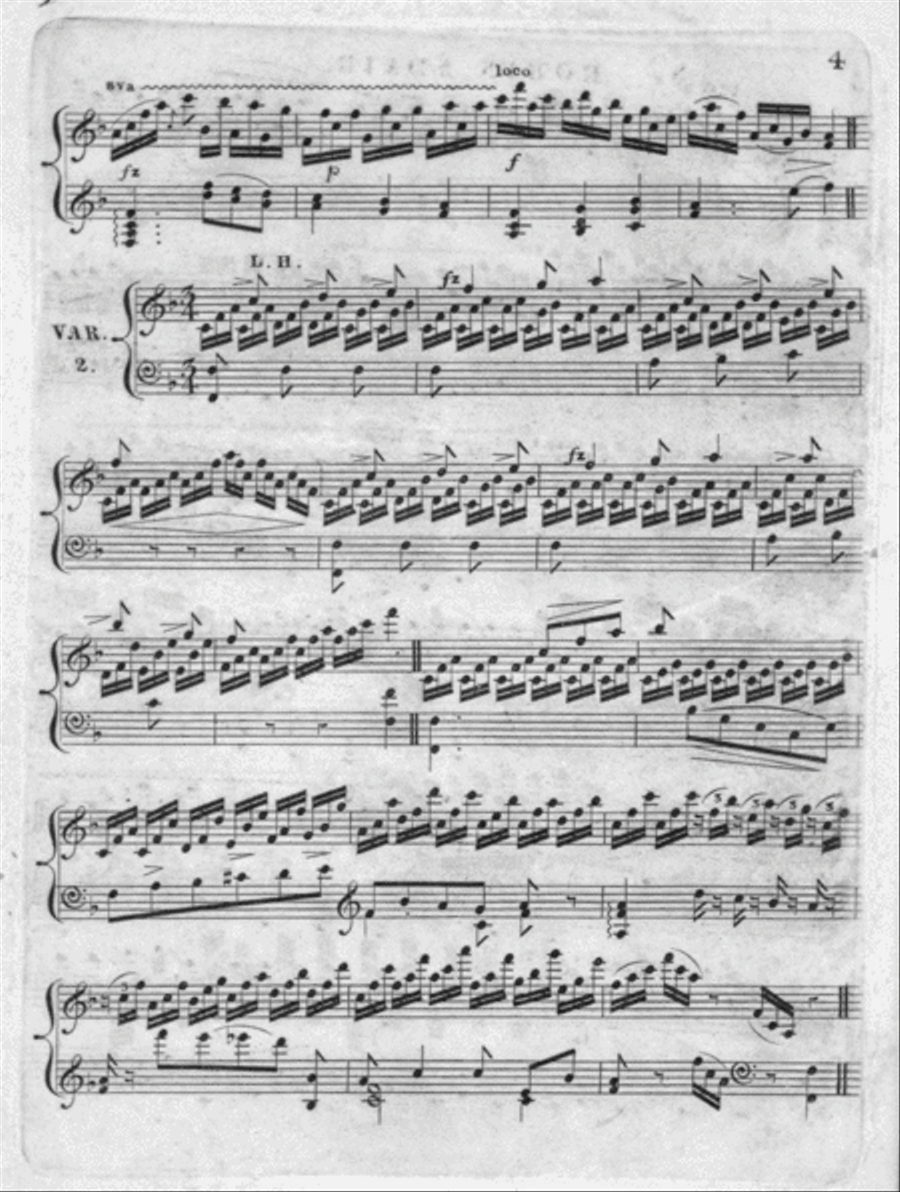 Robin Adair. A Favorite Irish Melody Piano Solo scores gallery preview page 4