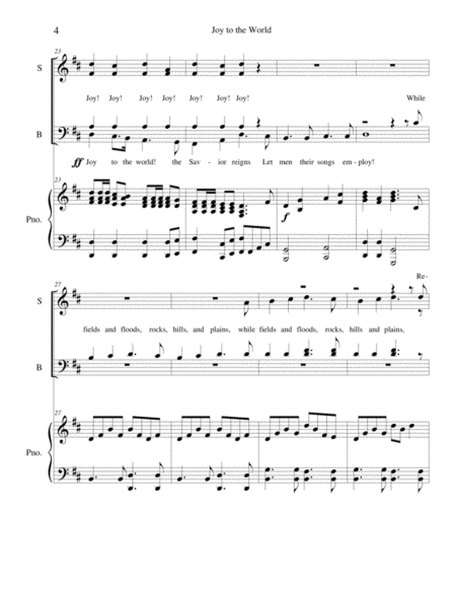 Joy to the World - SATB Advanced Choir image number null